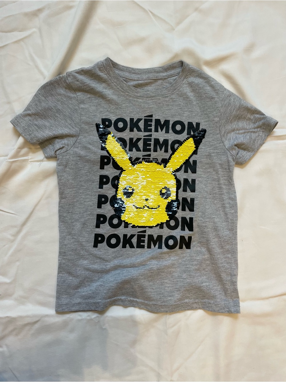 POKÉMON Pikachu Sequin Sparkly Tee